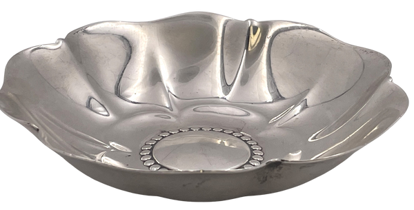 Tiffany & Co. Sterling Silver Floral Nut Dish/ Bowl