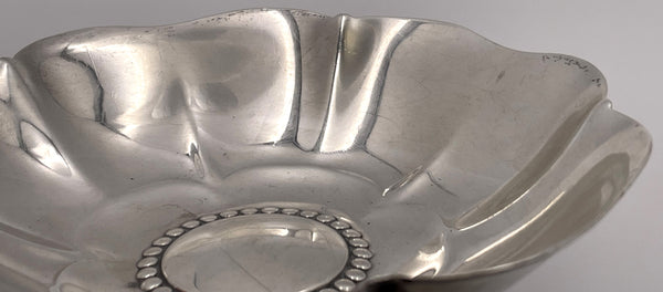 Tiffany & Co. Sterling Silver Floral Nut Dish/ Bowl