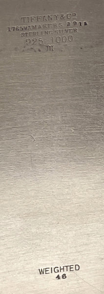 Pair of Tiffany & Co. Sterling Silver 1910 Candlesticks