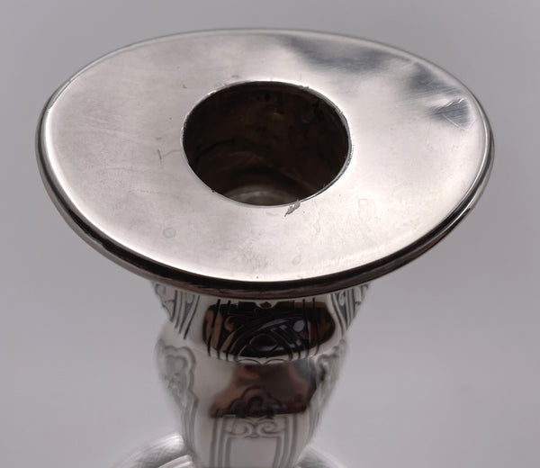 Pair of Tiffany & Co. Sterling Silver 1910 Candlesticks