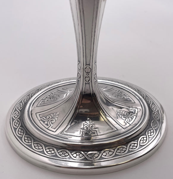 Pair of Tiffany & Co. Sterling Silver 1910 Candlesticks