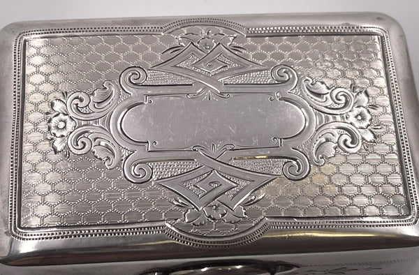 Gorham Silver Snuff Box from Mid-19th Century