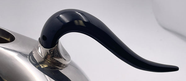 Pomellato Rare Sterling Silver Pitcher in Mid-Century Modern Style