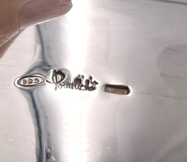 Rare Pomellato Sterling Silver Pitcher in Mid-Century Modern Style