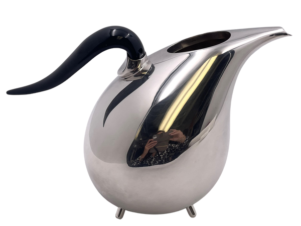 Pomellato Rare Sterling Silver Pitcher in Mid-Century Modern Style