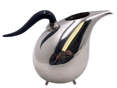 Pomellato Rare Sterling Silver Pitcher in Mid-Century Modern Style