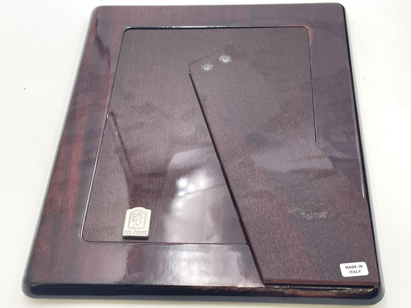 Del Conte Sterling Silver Frame with Floral Motifs New in Box