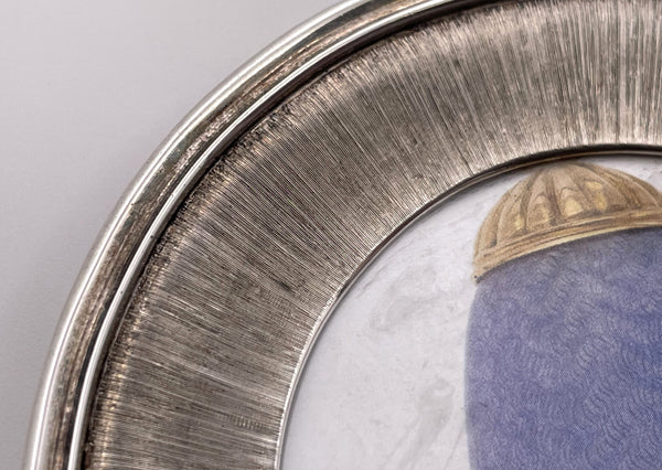 Mario Buccellati Italian Sterling Silver 3-Part Picture Frame