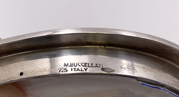 Mario Buccellati Italian Sterling Silver 3-Part Picture Frame