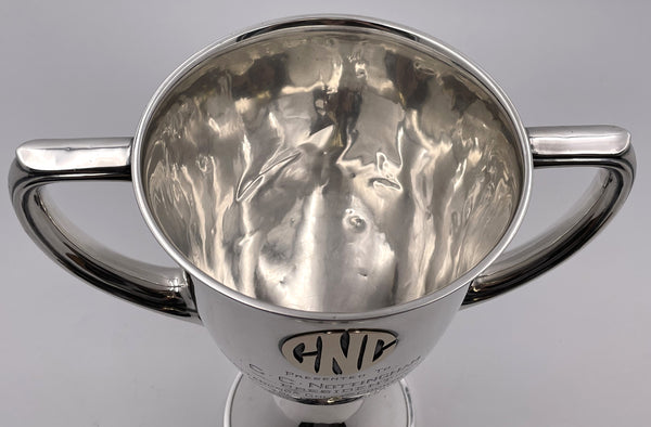 Gorham Gold and Sterling Silver 2-Handled 1915 Trophy Cup for Chattanooga Golf & Country Club