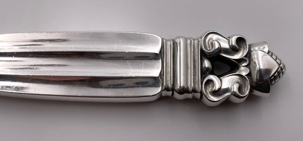 Georg Jensen Sterling Silver Bar Knife in Acorn Pattern