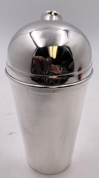 Napier Sterling Silver Cocktail Shaker in Mid-Century Modern Style