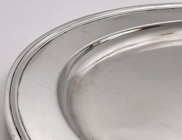 Tiffany & Co. Sterling Silver 1923 Platter Tray in Art Deco Style