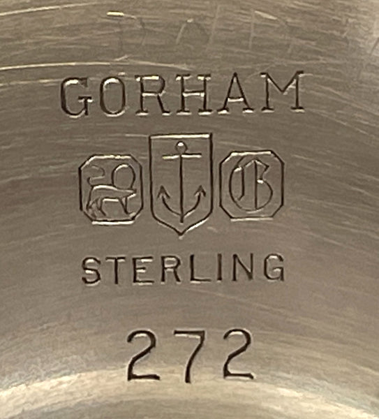 Gorham Sterling Silver Set of 8 Goblets #272 in Mid-Century Modern Style