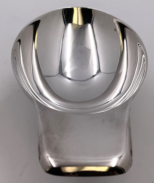 Christofle Silver Gravy Sauce Boat in Mid-Century Modern Style