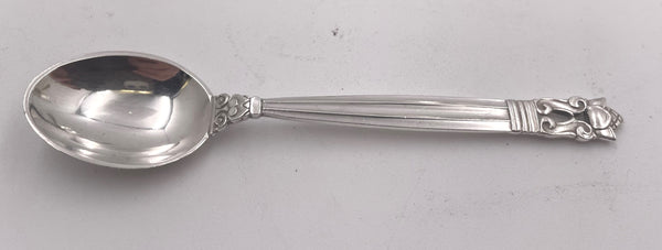 Georg Jensen 52-Piece Sterling Silver Flatware Set in Acorn Pattern