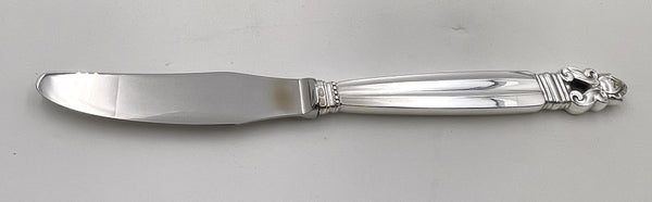 Georg Jensen 52-Piece Sterling Silver Flatware Set in Acorn Pattern