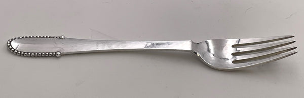 Georg Jensen Sterling Silver 48-Piece Beaded Flatware Set for 8