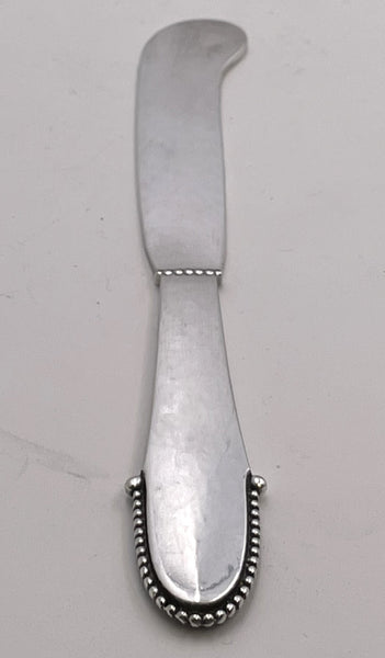 Georg Jensen Sterling Silver 48-Piece Beaded Flatware Set for 8