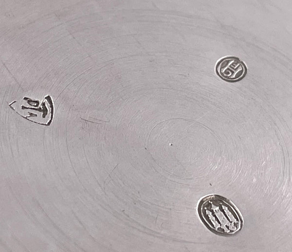 Danish Silver Vase in Mid-Century Modern Style