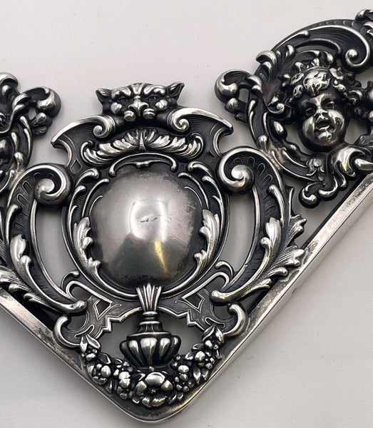 Kerr Set of 4 Sterling Silver Blotter Corners