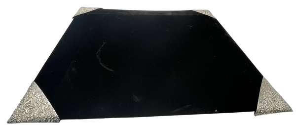 Jenkins & Jenkins Set of 4 Sterling Silver Repousse Blotter Corners