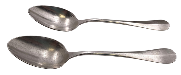 Christofle Normandie Pair of Silver Tablespoons "CGT" French Line