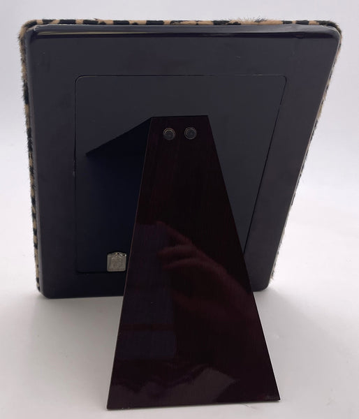 Del Conte Leopard & Sterling Silver Photo Frame New in Box