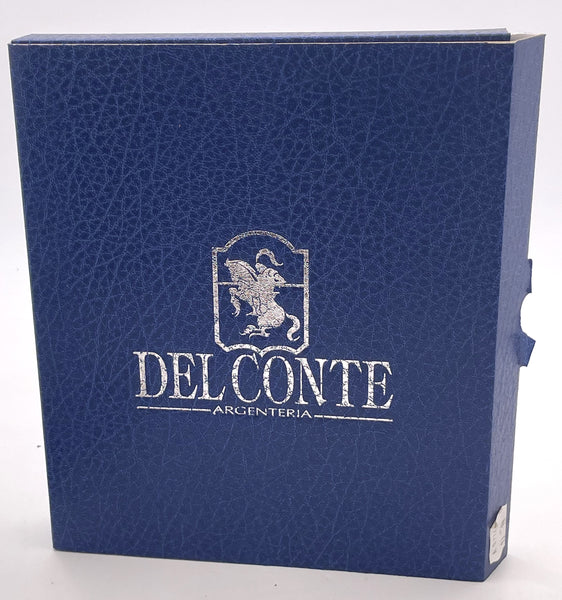 Del Conte Leopard & Sterling Silver Italian Picture Frame New in Box