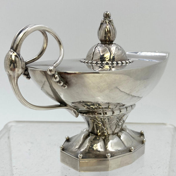 Georg Jensen Sterling Silver Cigar Lighter / Aladdin’s Lamp #12