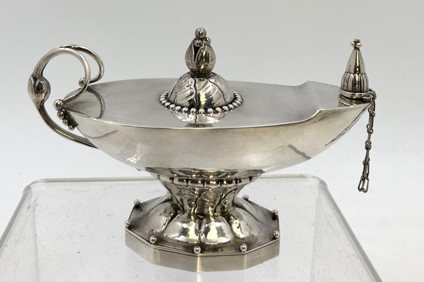Georg Jensen Sterling Silver Cigar Lighter/ Aladdin’s Lamp #12