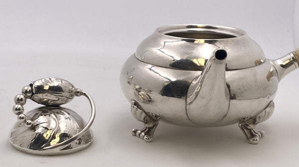 Georg Jensen Sterling Silver 5-Piece Blossom Tea and Coffee Set
