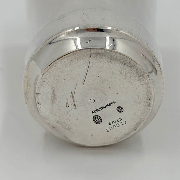 Pair of Danish Silver Vases from Early 20th Century