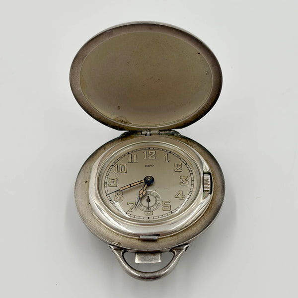 Lord Baden-Powell Boy Scout Founder Be Prepared Silver Pocket Watch