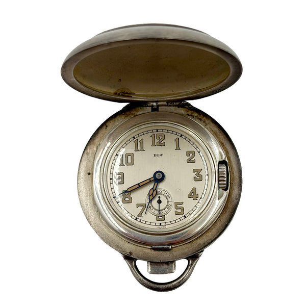 Lord Baden-Powell Boy Scout Founder Be Prepared Silver Pocket Watch