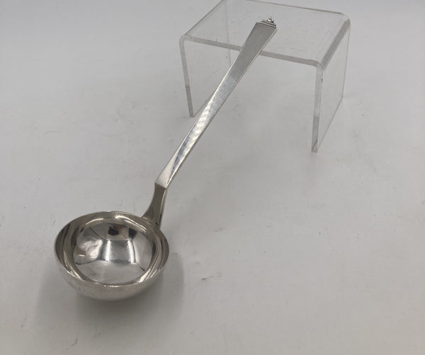 Georg Jensen Sterling Silver 11" Serving Ladle in Pyramid Pattern