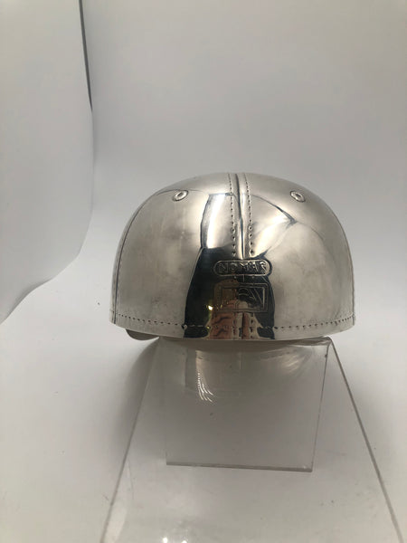 Pair of Sterling Silver Baseball Cap Life Size  One-of-a-Kind By Wallace For Nomar Garciaparra-Boston Red Sox