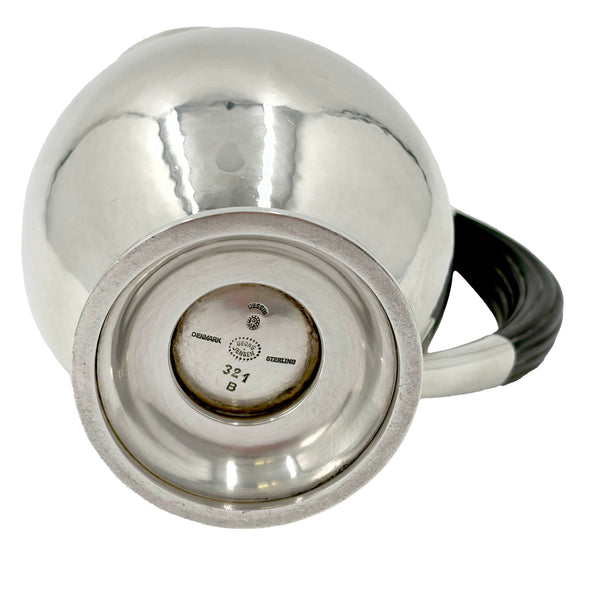 Georg Jensen Sterling Silver Water Pitcher in Pattern #321B