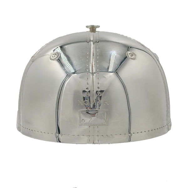 Pair of Sterling Silver Baseball Cap Life Size  One-of-a-Kind By Wallace For Nomar Garciaparra-Boston Red Sox