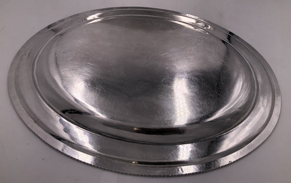 Pair of Robert Garrard I, English Sterling Silver Meat Platters or Trays, From 1803 (Georgian Era)