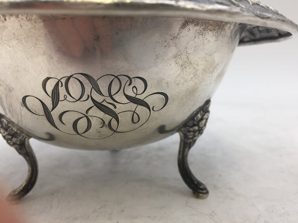 Kirk & Son Repousse Sterling Silver Footed Dessert Bowl
