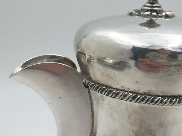 M. Buccellati Hammered Sterling Silver Tea Pot in Bachelor Size