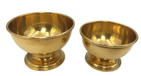 Pair of Tiffany & Co. Gilt Sterling Silver Candy / Nut Dishes / Bowls