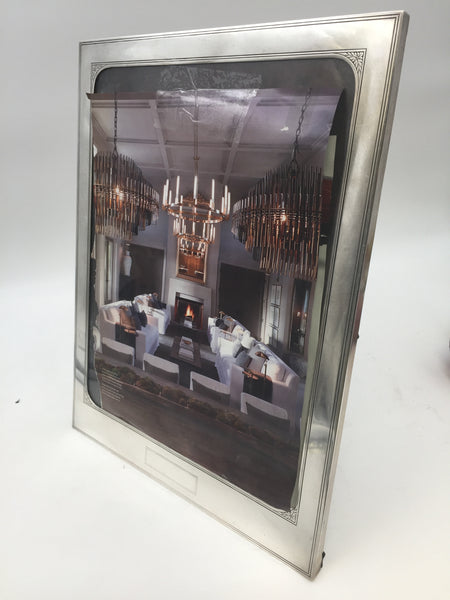 Kerr Monumental Sterling Silver Picture Frame in Art Nouveau Style