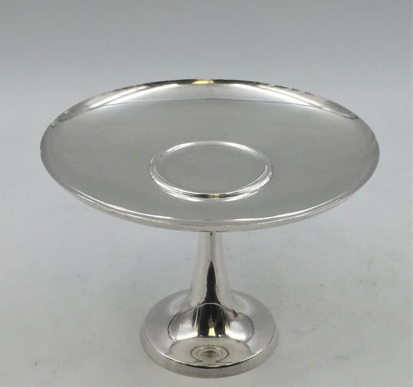 Tiffany & Co. Sterling Silver Centerpiece Stand Compote in Mid-Century Modern Style