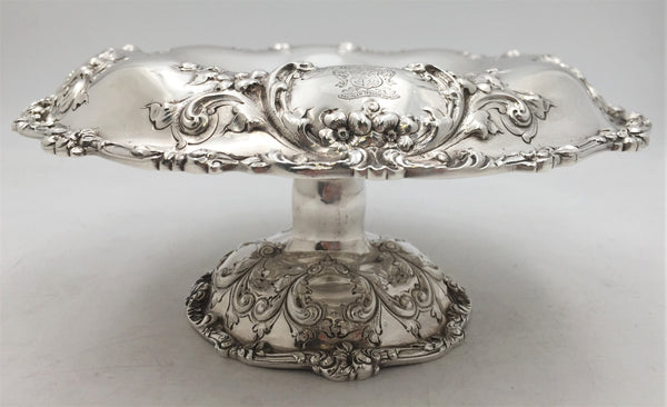 J.E. Caldwell & Co. Sterling Silver Art Nouveau Set of 4 Compote Dishes