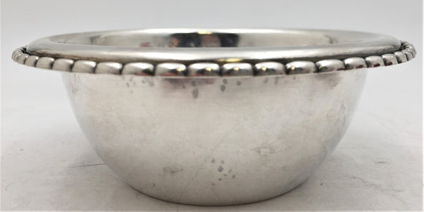 Georg Jensen Sterling Silver Dish/ Bowl in Rope Pattern #290 from 1920s